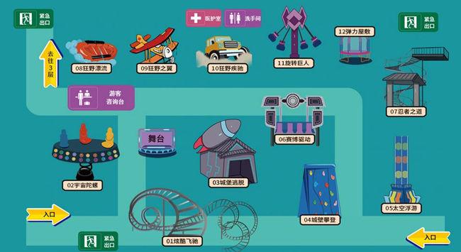 廣州華夏世嘉都市樂園導游圖 廣州華夏世嘉都市樂園導游圖