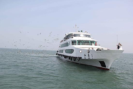 長島海上游專線起航